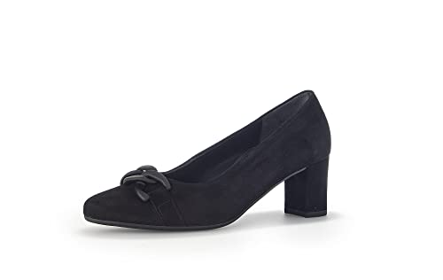 Gabor Damen Klassische Pumps, Frauen Absatzschuhe,Moderate Mehrweite (G),Court Shoes,high Heels,Heels,Ausgehschuhe,schwarz (Uni),37 EU / 4 UK von Gabor