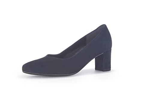 Gabor Damen Klassische Pumps, Frauen Absatzschuhe,Moderate Mehrweite (G),hochhackige Schuhe,stoeckelschuhe,Abendschuhe,Dark-Blue,40 EU / 6.5 UK von Gabor