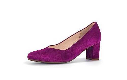 Gabor Damen Klassische Pumps, Frauen Absatzschuhe,Moderate Mehrweite (G),stoeckelschuhe,Ausgehschuhe,Court Shoes,büro,Malve,38 EU / 5 UK von Gabor