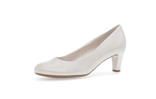 Gabor Damen Klassische Pumps, Frauen Absatzschuhe,elegant,high Heels,hochhackige Schuhe,stoeckelschuhe,Off-White(+Absatz),38 EU / 5 UK von Gabor