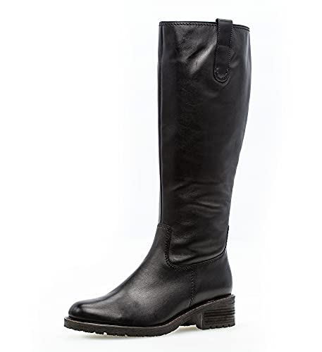 Gabor Comfort Basic Stiefel in Übergrößen Schwarz 76.097.67 große Damenschuhe, Größe:42 von Gabor