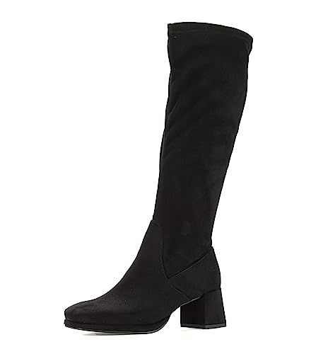 Gabor Damen Klassische Stiefel, Frauen Stiefel,Moderate Mehrweite (G),langstiefel,Winterstiefel,Winterschuhe,schwarz (Micro),41 EU / 7.5 UK von Gabor