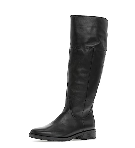 Gabor Damen Klassische Stiefel, Frauen Stiefel,Moderate Mehrweite (G),langstiefel,winterstiefel,winterschuhe,schwarz (Micro),43 EU / 9 UK von Gabor