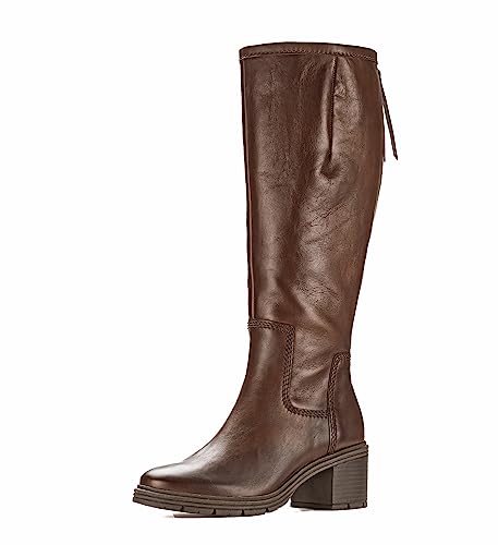 Gabor Damen Klassische Stiefel, Frauen Stiefel,Wechselfußbett,Moderate Mehrweite (G),langstiefel,winterschuhe,sattel/EF (Micro),42 EU / 8 UK von Gabor