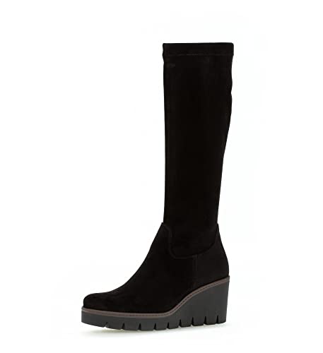 Gabor Damen Klassische Stiefel, Frauen Stiefel,Wechselfußbett,boots,winterstiefel,winterschuhe,schwarz (Ra.cogn.),40.5 EU / 7 UK von Gabor