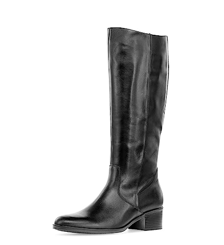 Gabor Damen Klassische Stiefel, Frauen Stiefel,Wechselfußbett,uebergangsschuhe,uebergangsstiefel,langstiefel,boots,schwarz,38.5 EU / 5.5 UK von Gabor