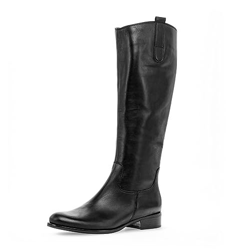 Gabor Damen Klassische Stiefel, Frauen Stiefel,Wechselfußbett,uebergangsstiefel,boots,winterstiefel,winterschuhe,schwarz,44.5 EU / 10 UK von Gabor