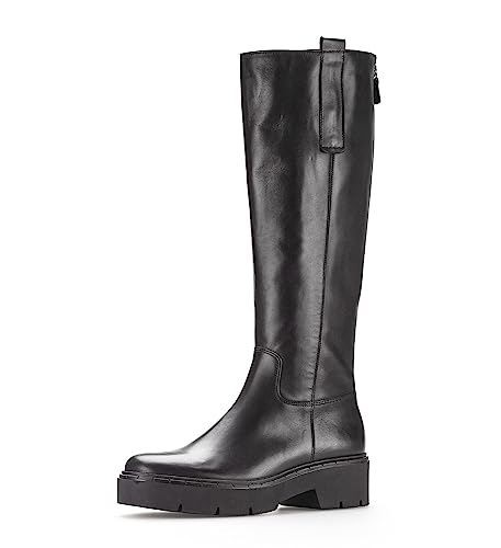 Gabor Damen Klassische Stiefel, Frauen Stiefel,Wechselfußbett,winterstiefel,winterschuhe,uebergangsschuhe,langstiefel,schwarz,40 EU / 6.5 UK von Gabor