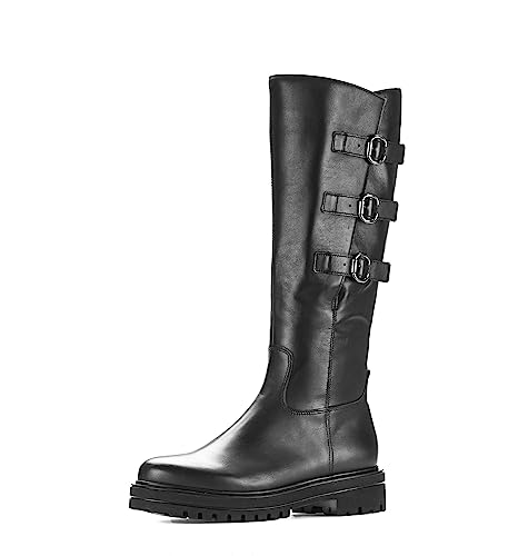 Gabor Damen Klassische Stiefel, Frauen Stiefel,Wechselfußbett,winterstiefel,winterschuhe,uebergangsschuhe,langstiefel,schwarz,42 EU / 8 UK von Gabor