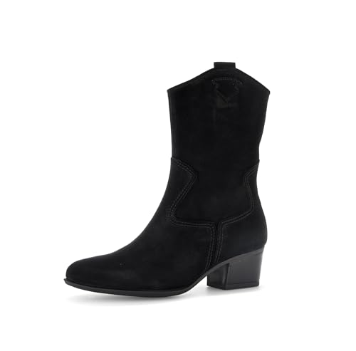 Gabor Damen Klassische Stiefeletten, Frauen Boots,Moderate Mehrweite (G),halbstiefel,kurzstiefel,boots,schwarz (Micro),42.5 EU / 8.5 UK von Gabor