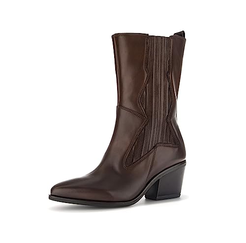 Gabor Damen Klassische Stiefeletten, Frauen Boots,Moderate Mehrweite (G),kurzstiefel,uebergangsschuhe,sattel/EF (Micro),39 EU / 6 UK von Gabor