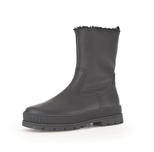 Gabor Damen Klassische Stiefeletten, Frauen Boots,Wechselfußbett,Moderate Mehrweite (G),Warmfutter,schwarz (Webl.),40.5 EU / 7 UK von Gabor