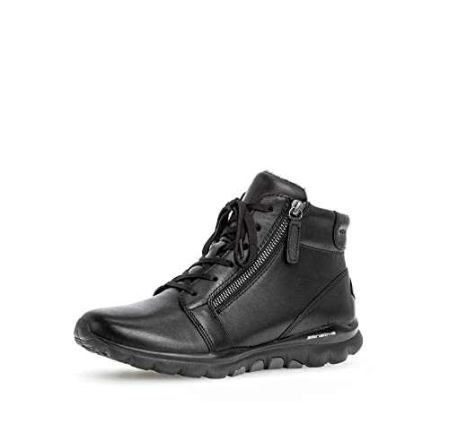 Gabor Damen Klassische Stiefeletten, Frauen Stiefeletten,Wechselfußbett,uebergangsschuhe,uebergangsstiefel,stiefel,schwarz (Mel.),35.5 EU / 3 UK von Gabor