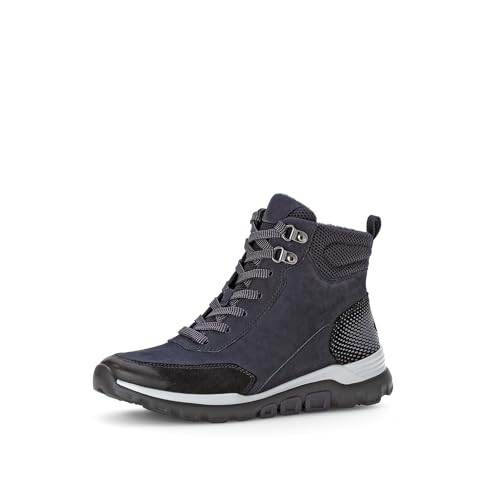 Gabor Damen Klassische Stiefeletten, Frauen Stiefeletten,uebergangsschuhe,uebergangsstiefel,Winterstiefeletten,Blue/schwarz(Mel.),38 EU / 5 UK von Gabor