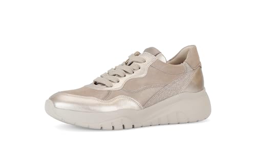 Gabor Damen Low-Top Sneaker, Frauen Halbschuhe,Best Fitting,schnürer,Ugly Sneaker,Chunky Sneaker,dad Shoes,Turnschuhe,Puder Kombi,40 EU / 6.5 UK von Gabor