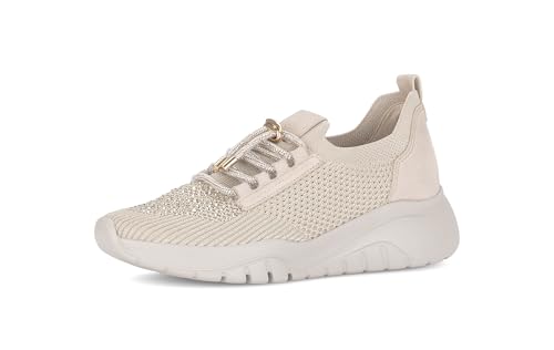 Gabor Damen Low-Top Sneaker, Frauen Halbschuhe,Best Fitting,schnürschuhe,schnürer,Ugly Sneaker,Chunky Sneaker,Oak (Glitter),42 EU / 8 UK von Gabor