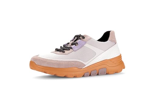 Gabor Damen Low-Top Sneaker, Frauen Halbschuhe,Freizeitschuhe,Turnschuhe,Laufschuhe,schnürschuhe,schnürer,Flieder k.(S.Coral),44 EU / 9.5 UK von Gabor