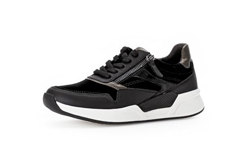 Gabor Damen Low-Top Sneaker, Frauen Halbschuhe,Freizeitschuhe,Turnschuhe,Laufschuhe,schnürschuhe,schnürer,schwarz Kombi,38.5 EU / 5.5 UK Gabor Damen Low-Top Sneaker, Frauen Halbschuhe,Freizeitschuhe,Turnschuhe,Laufschuhe,schnürschuhe,schnürer,schwarz Kombi,38.5 EU / 5.5 UK von Gabor