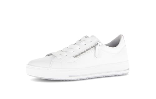 Gabor Damen Low-Top Sneaker, Frauen Halbschuhe,Leichte Mehrweite (G),Chunky Sneaker,dad Shoes,straßenschuhe,Weiss (Multic.),37 EU / 4 UK von Gabor