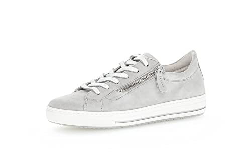 Gabor Damen Low-Top Sneaker, Frauen Halbschuhe,Leichte Mehrweite (G),schnürschuhe,Ugly Sneaker,Chunky Sneaker,Light Grey,38.5 EU / 5.5 UK von Gabor