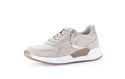 Gabor Damen Low-Top Sneaker, Frauen Halbschuhe,Sportschuhe,Freizeitschuhe,Turnschuhe,Laufschuhe,schnürschuhe,schnürer,Puder,36 EU / 3.5 UK von Gabor