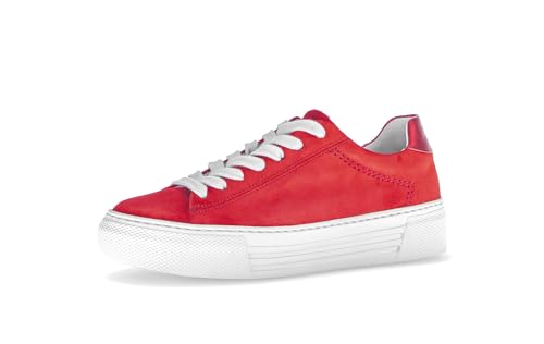 Gabor Damen Low-Top Sneaker, Frauen Halbschuhe,Strassenschuhe,Freizeitschuhe,Turnschuhe,Laufschuhe,schnürschuhe,fire/Rosso,43 EU / 9 UK Gabor Damen Low-Top Sneaker, Frauen Halbschuhe,Strassenschuhe,Freizeitschuhe,Turnschuhe,Laufschuhe,schnürschuhe,fire/Rosso,43 EU / 9 UK von Gabor