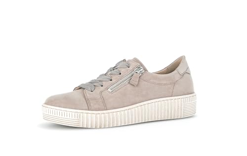 Gabor Damen Low-Top Sneaker, Frauen Halbschuhe,Turnschuhe,Laufschuhe,schnürschuhe,schnürer,Plateausohle,straßenschuhe,leinen,35 EU / 2.5 UK von Gabor