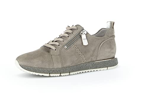 Gabor Damen Low-Top Sneaker, Frauen Halbschuhe,Wechselfußbett,Best Fitting,Freizeitschuhe,Turnschuhe,Laufschuhe,Low-top,Schilf/Perla,40 EU / 6.5 UK von Gabor