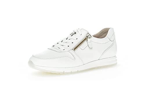Gabor Damen Low-Top Sneaker, Frauen Halbschuhe,Wechselfußbett,Best Fitting,Freizeitschuhe,Turnschuhe,Laufschuhe,schnürer,Weiss,39 EU / 6 UK von Gabor