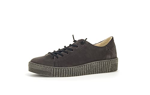 Gabor Damen Low-Top Sneaker, Frauen Halbschuhe,Wechselfußbett,Best Fitting,Laufschuhe,schnürschuhe,schnürer,Pepper (anthrazit),40 EU / 6.5 UK von Gabor