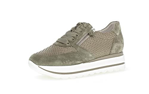 Gabor Damen Low-Top Sneaker, Frauen Halbschuhe,Wechselfußbett,Best Fitting,Low-top,Women's,Woman,Lady,Ladies,Halbschuhe,salvia,40 EU / 6.5 UK von Gabor