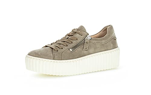 Gabor Damen Low-Top Sneaker, Frauen Halbschuhe,Wechselfußbett,Best Fitting,Strassenschuhe,Sportschuhe,Freizeitschuhe,Schilf,38 EU / 5 UK von Gabor