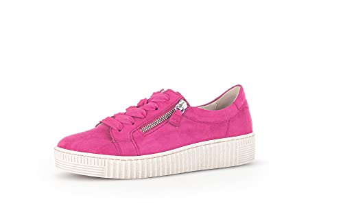 Gabor Damen Low-Top Sneaker, Frauen Halbschuhe,Wechselfußbett,Best Fitting,Strassenschuhe,Sportschuhe,Freizeitschuhe,pink (beige),37.5 EU / 4.5 UK von Gabor