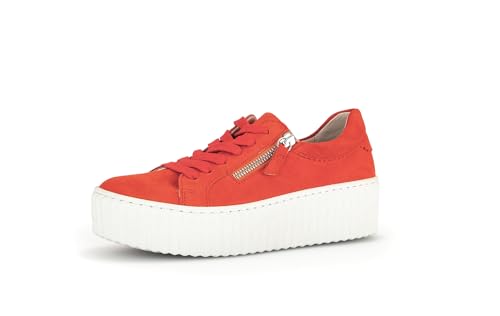 Gabor Damen Low-Top Sneaker, Frauen Halbschuhe,Wechselfußbett,Best Fitting,Strassenschuhe,Sportschuhe,Laufschuhe,Pumpkin (Creme),40 EU / 6.5 UK von Gabor