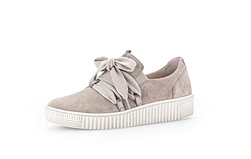 Gabor Damen Low-Top Sneaker, Frauen Halbschuhe,Wechselfußbett,Best Fitting,sportlich,straßenschuhe,Turnschuhe,beige-Multi(beige),37.5 EU / 4.5 UK von Gabor