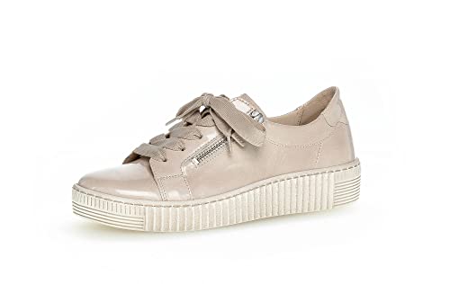 Gabor Damen Low-Top Sneaker, Frauen Halbschuhe,Wechselfußbett,Best Fitting,straßenschuhe,Strassenschuhe,Sportschuhe,Puder (beige),42.5 EU / 8.5 UK von Gabor