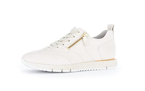 Gabor Damen Low-Top Sneaker, Frauen Halbschuhe,Wechselfußbett,Best Fitting,straßenschuhe,Strassenschuhe,Sportschuhe,Turnschuhe,Panna,41 EU / 7.5 UK von Gabor