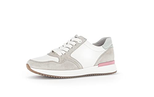 Gabor Damen Low-Top Sneaker, Frauen Halbschuhe,Wechselfußbett,Freizeitschuhe,Laufschuhe,straßenschuhe,Strassenschuhe,Latte-Kombi,40 EU / 6.5 UK von Gabor