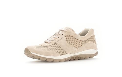 Gabor Damen Low-Top Sneaker, Frauen Halbschuhe,Wechselfußbett,Freizeitschuhe,Turnschuhe,Laufschuhe,schnürschuhe,schnürer,oasi,38 EU / 5 UK von Gabor