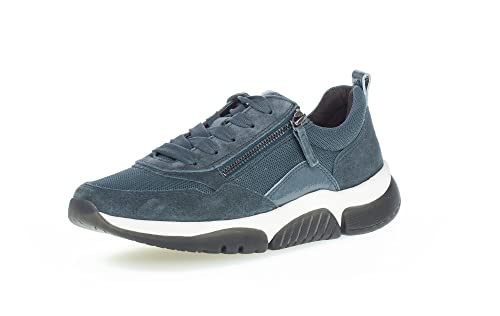 Gabor Damen Low-Top Sneaker, Frauen Halbschuhe,Wechselfußbett,Freizeitschuhe,Turnschuhe,Laufschuhe,straßenschuhe,Petrol,39 EU / 6 UK von Gabor