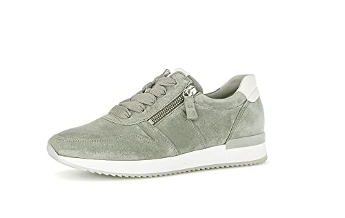 Gabor Damen Low-Top Sneaker, Frauen Halbschuhe,Wechselfußbett,Freizeitschuhe,Turnschuhe,Laufschuhe,straßenschuhe,Pino/Latte,40 EU / 6.5 UK von Gabor