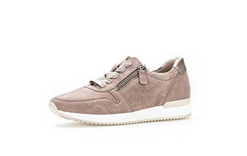 Gabor Damen Low-Top Sneaker, Frauen Halbschuhe,Wechselfußbett,Freizeitschuhe,Turnschuhe,Laufschuhe,straßenschuhe,Rabbit/Puder,38.5 EU / 5.5 UK von Gabor