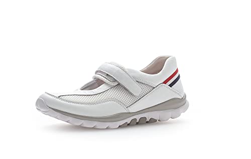 Gabor Damen Low-Top Sneaker, Frauen Halbschuhe,Wechselfußbett,Freizeitschuhe,Turnschuhe,Laufschuhe,straßenschuhe,Weiss,40 EU / 6.5 UK von Gabor