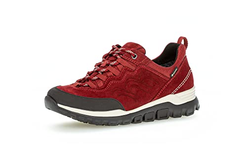 Gabor Damen Low-Top Sneaker, Frauen Halbschuhe,Wechselfußbett,Gore Tex,Freizeitschuhe,Turnschuhe,Laufschuhe,Dark-Opera Kombi,39 EU / 6 UK von Gabor