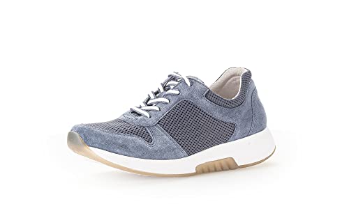 Gabor Damen Low-Top Sneaker, Frauen Halbschuhe,Wechselfußbett,Laufschuhe,schnürschuhe,schnürer,Plateausohle,Sportschuhe,Nautic,40.5 EU / 7 UK von Gabor