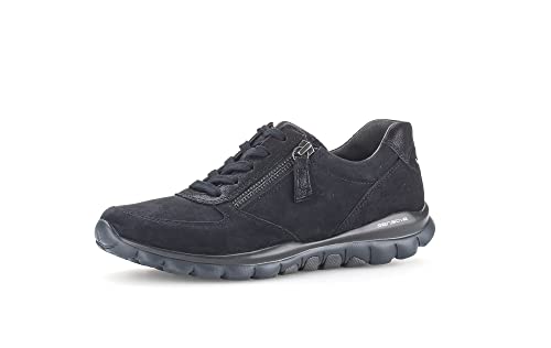 Gabor Damen Low-Top Sneaker, Frauen Halbschuhe,Wechselfußbett,Laufschuhe,schnürschuhe,schnürer,Plateausohle,Sportschuhe,Pazifik,36 EU / 3.5 UK von Gabor