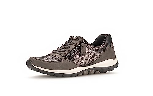 Gabor Damen Low-Top Sneaker, Frauen Halbschuhe,Wechselfußbett,Laufschuhe,schnürschuhe,schnürer,Plateausohle,Sportschuhe,Vulcano,39 EU / 6 UK von Gabor