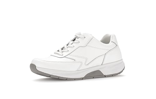 Gabor Damen Low-Top Sneaker, Frauen Halbschuhe,Wechselfußbett,Laufschuhe,schnürschuhe,schnürer,Plateausohle,Sportschuhe,Weiss,39 EU / 6 UK von Gabor