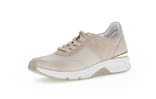 Gabor Damen Low-Top Sneaker, Frauen Halbschuhe,Wechselfußbett,Laufschuhe,schnürschuhe,schnürer,Plateausohle,straßenschuhe,oasi,37 EU / 4 UK von Gabor