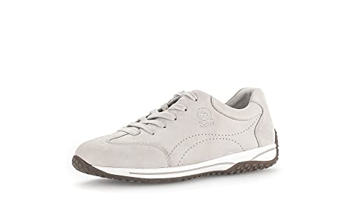 Gabor Damen Low-Top Sneaker, Frauen Halbschuhe,Wechselfußbett,Moderate Mehrweite (G),Freizeitschuhe,Turnschuhe,Laufschuhe,Puder,38.5 EU / 5.5 UK von Gabor